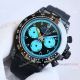 Superclone Rolex BLAKEN Daytona 7750 Extra-thin Black Rubber Strap Watch (2)_th.jpg